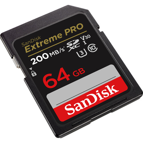 SanDisk SDHC 64GB Extreme Pro 200MB/s UHS-I Cass10 U3 V30 - 2